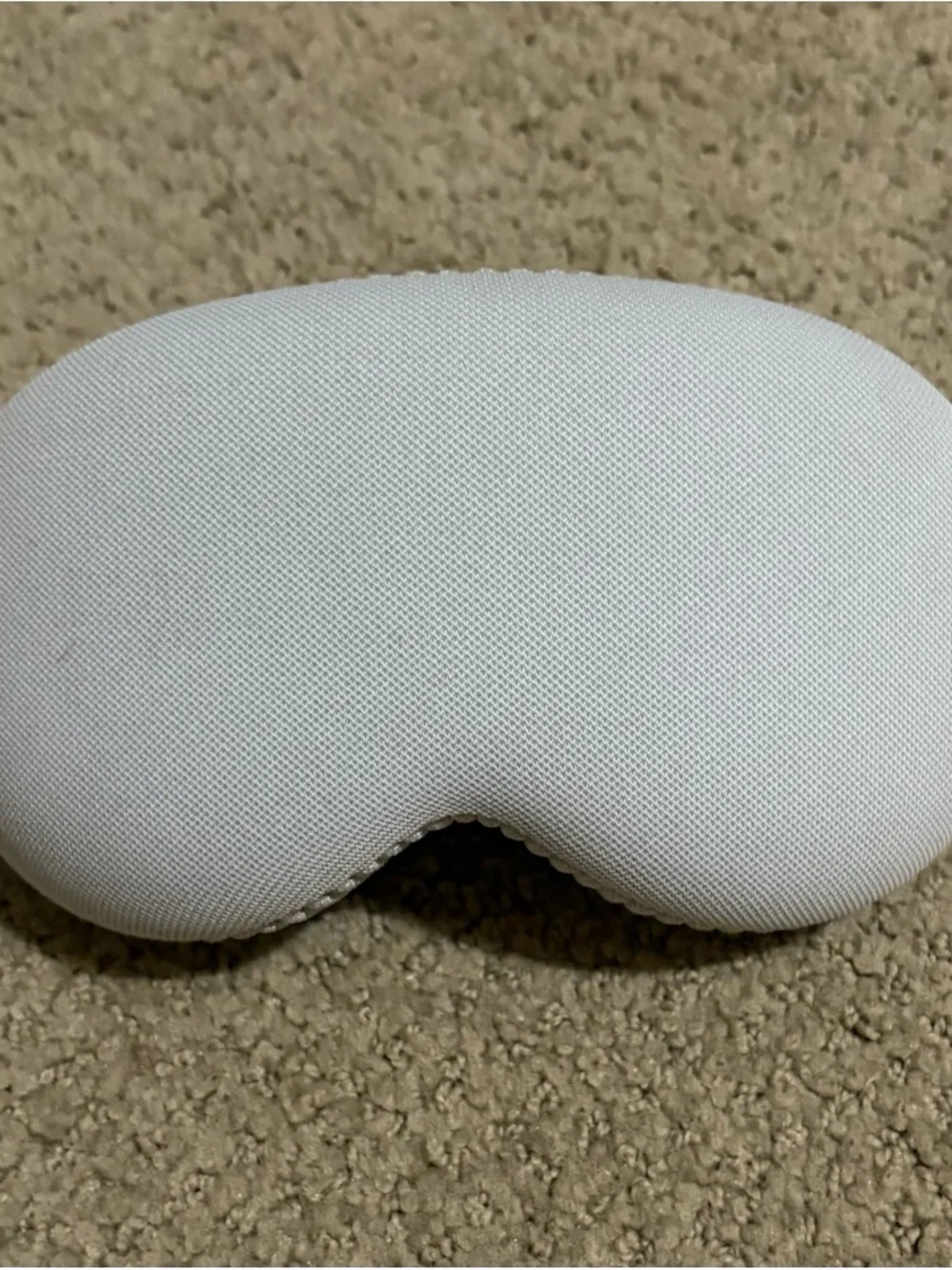 Apple Vision Pro headset in white and black